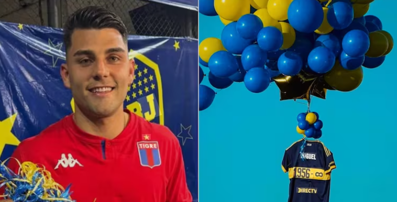 El productor que halló la camiseta homenaje a Miguel Ángel Russo tuvo un gesto especial con el hijo del&nbsp;DT