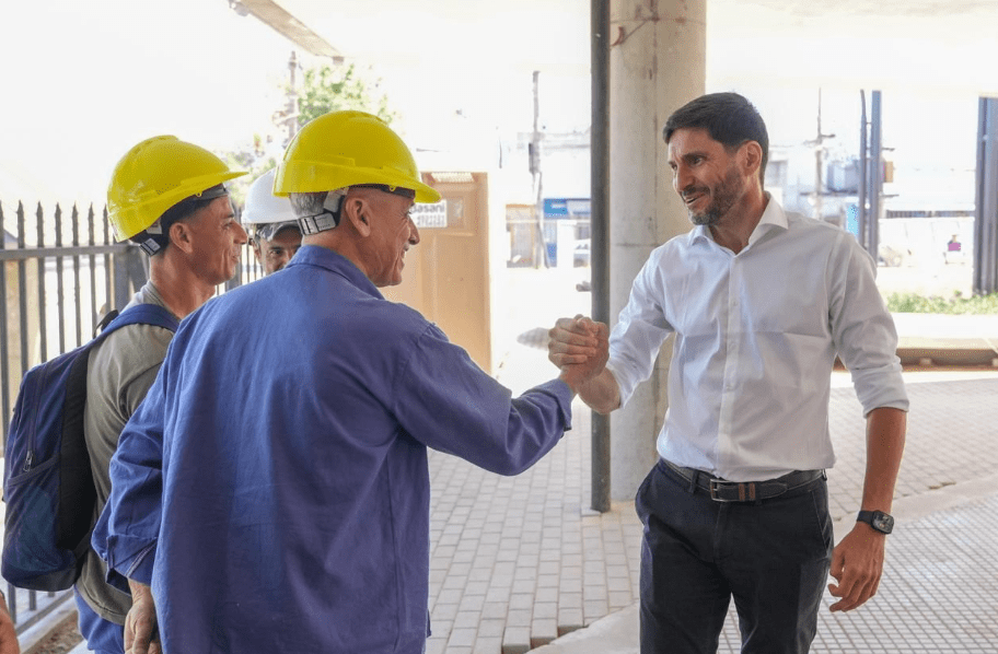 Pullaro recorrió la obra del Instituto Superior N° 8, que avanza con financiamiento&nbsp;provincial